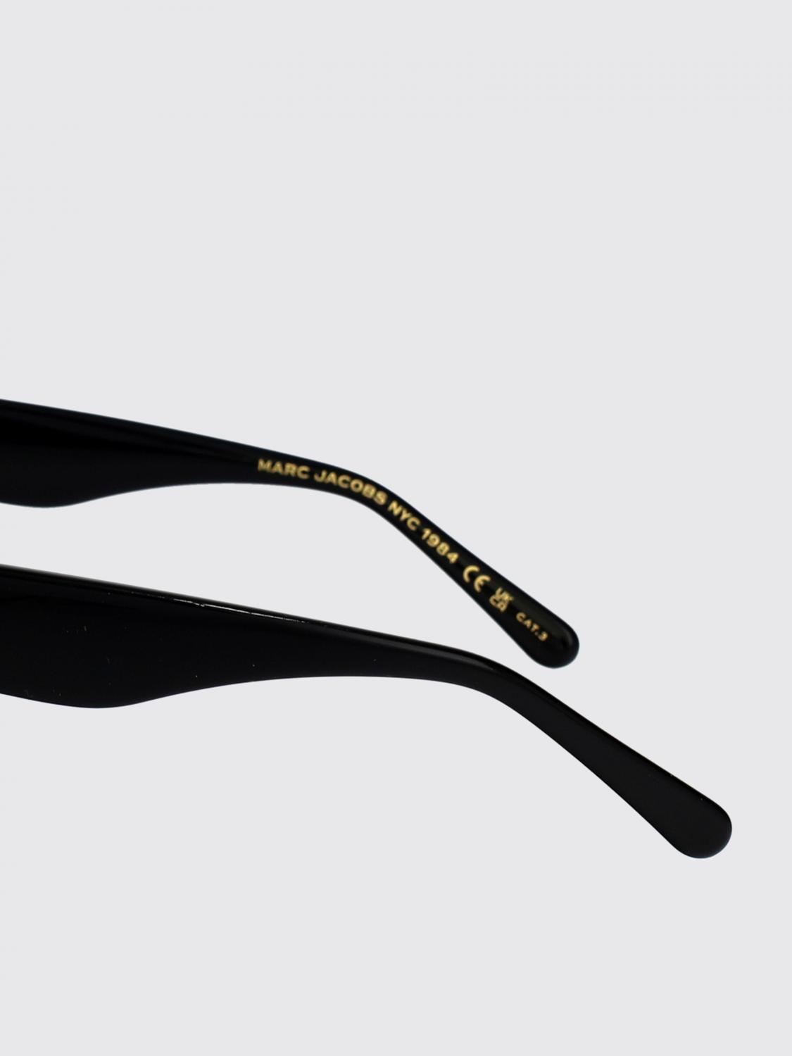 MARC JACOBS OCCHIALI DA SOLE: Occhiali da sole Marc Jacobs in acetato , Nero - Img 3