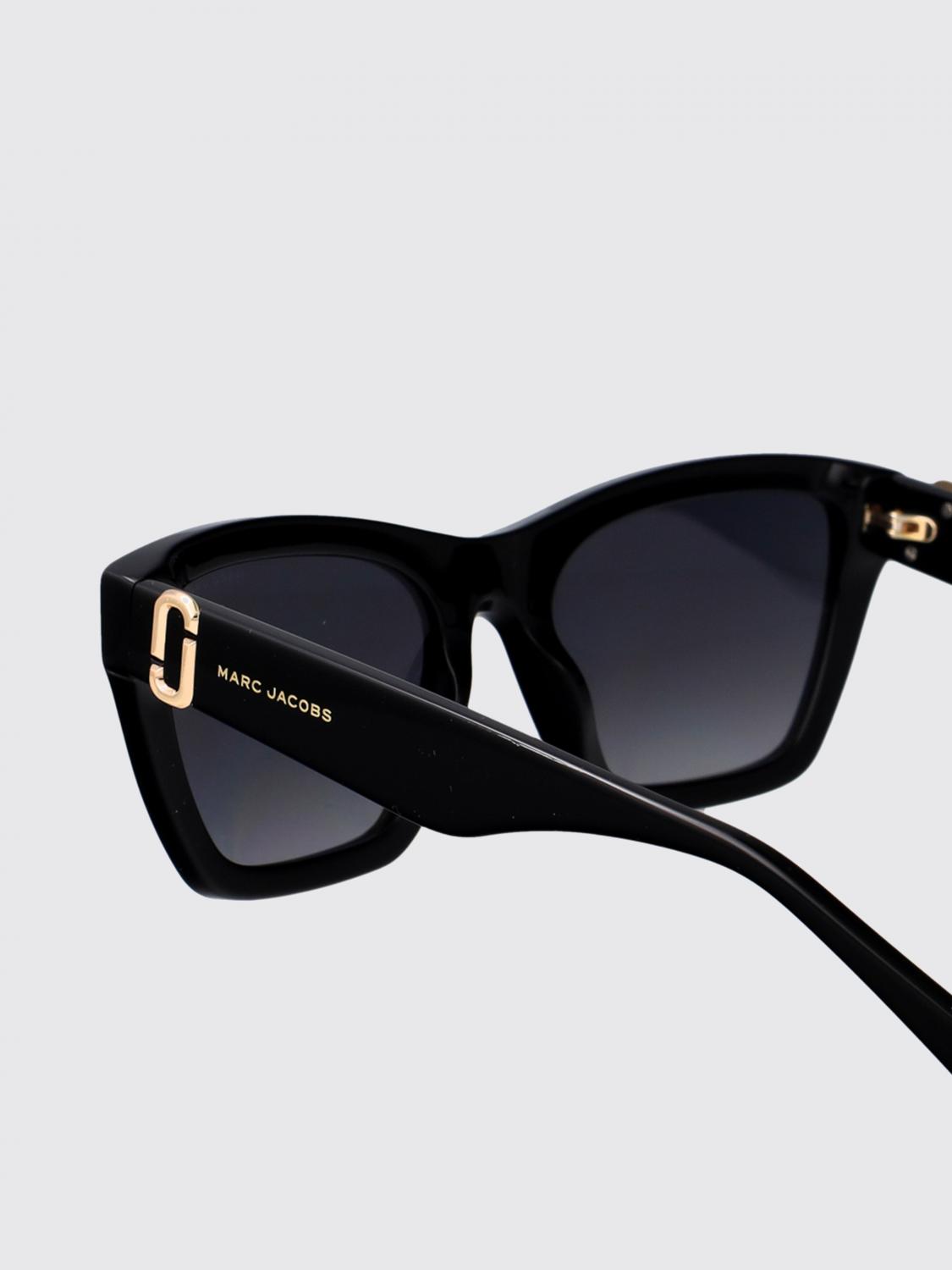MARC JACOBS OCCHIALI DA SOLE: Occhiali da sole Marc Jacobs in acetato , Nero - Img 4