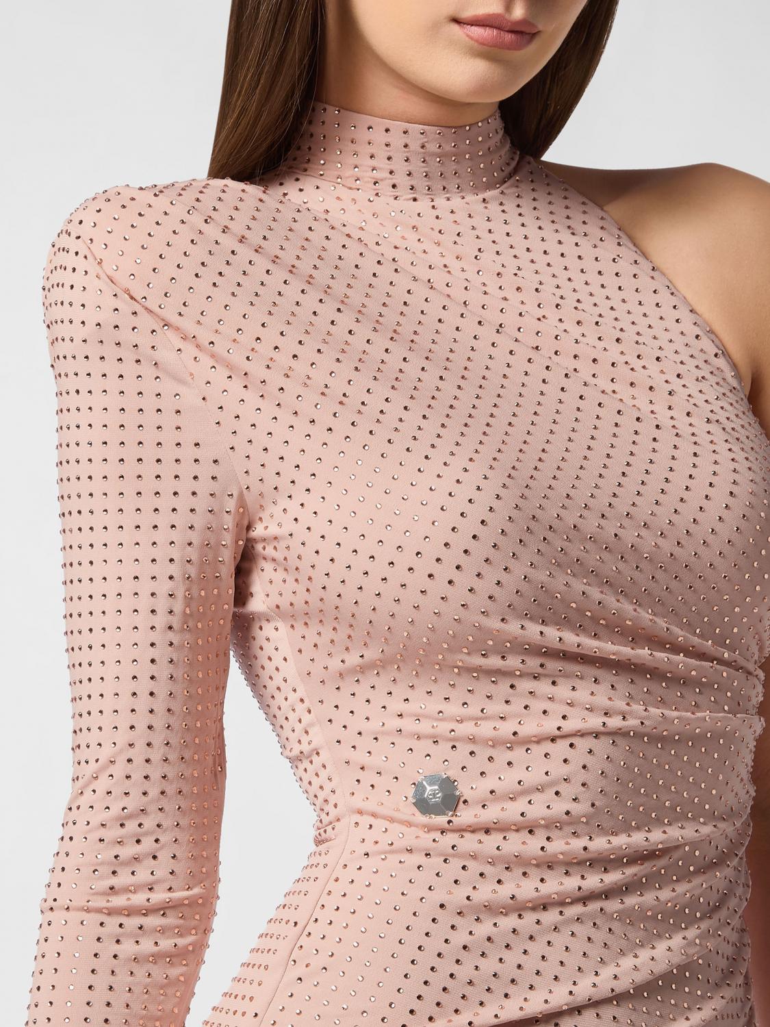 PHILIPP PLEIN ABITO: Abito donna Philipp Plein, Rosa - Img 3