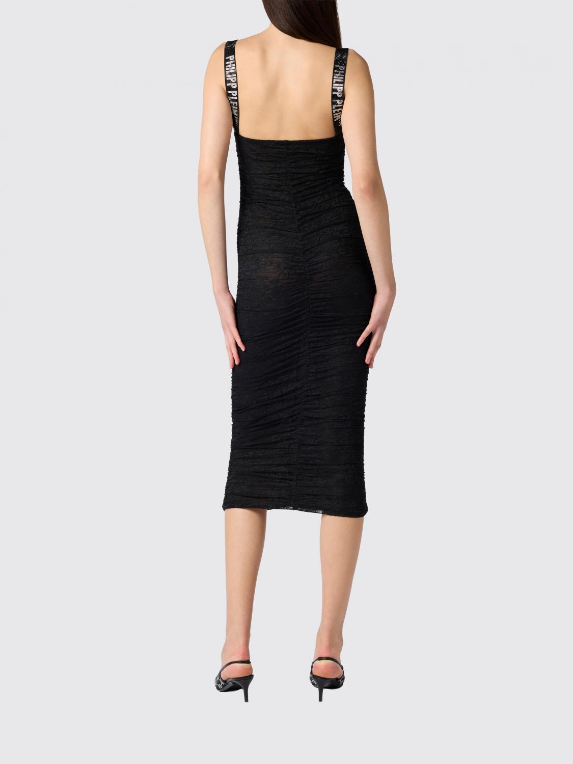 PHILIPP PLEIN ABITO: Abito donna Philipp Plein, Nero - Img 2