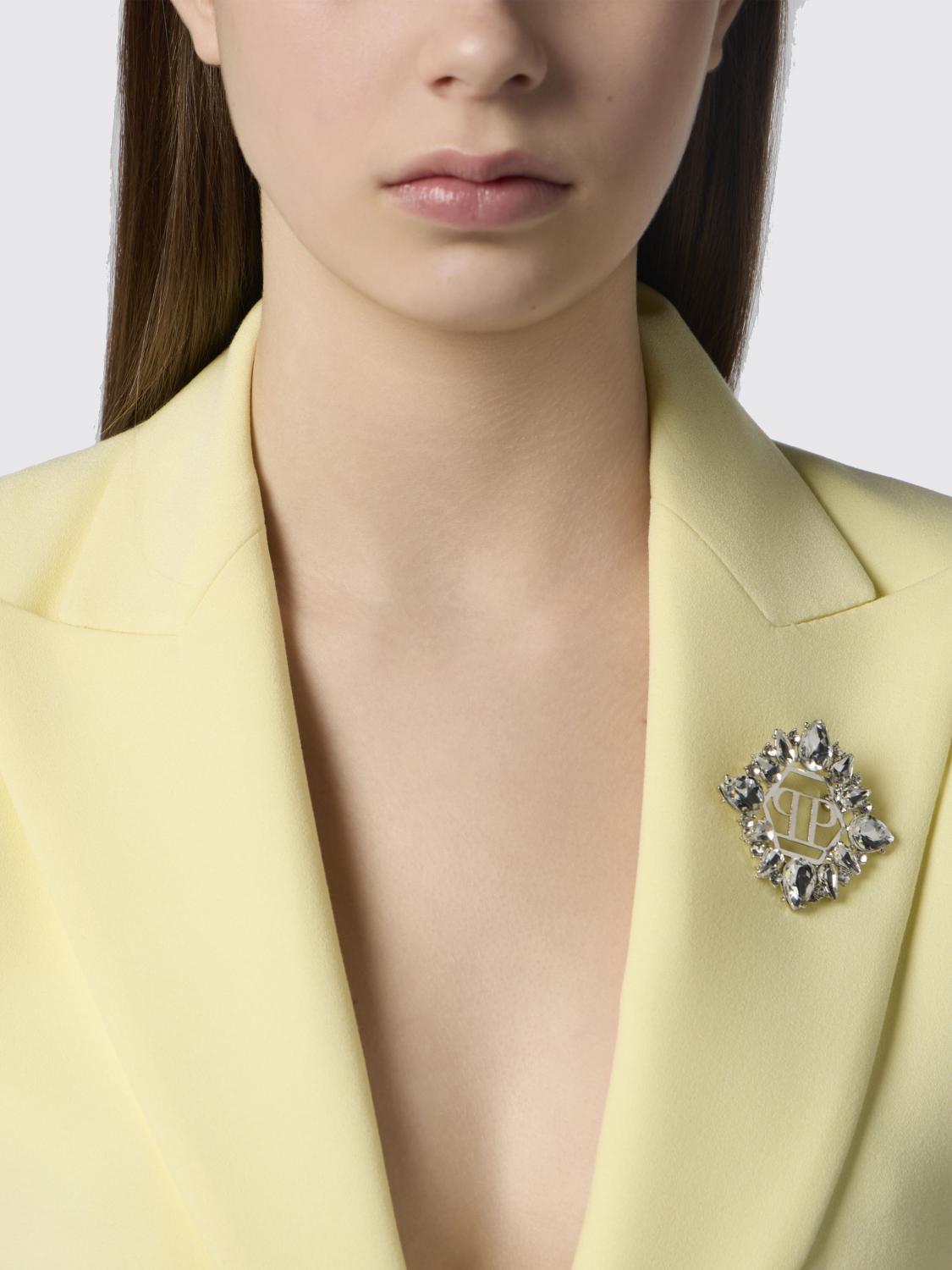 PHILIPP PLEIN BLAZER: Blazer donna Philipp Plein, Giallo - Img 4