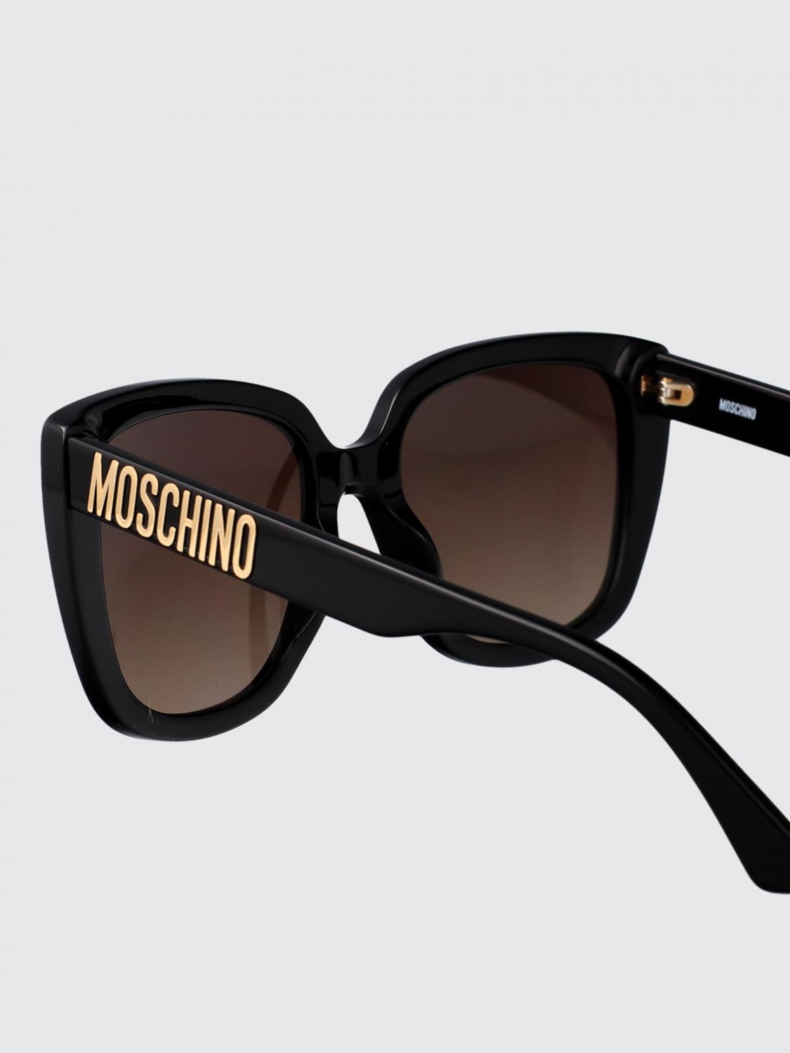 MOSCHINO OCCHIALI DA SOLE: Occhiali da sole MOS146/S Moschino in acetato , Nero - Img 4