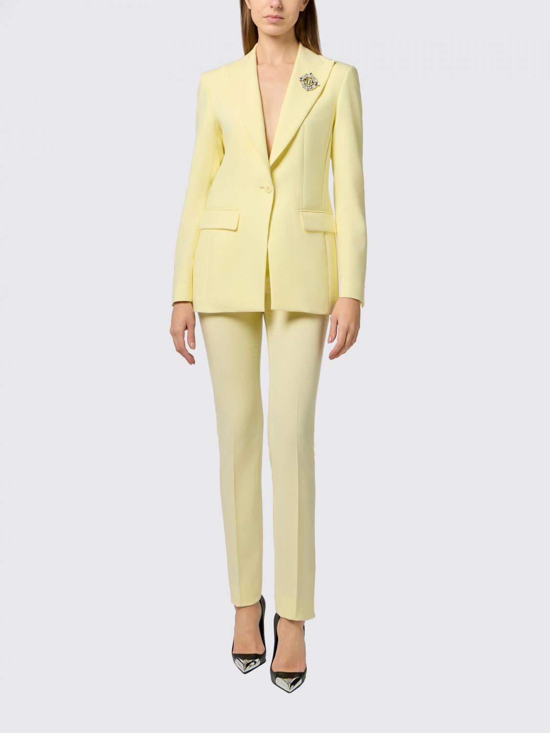 PHILIPP PLEIN PANTALONI: Pantaloni donna Philipp Plein, Giallo - Img 2