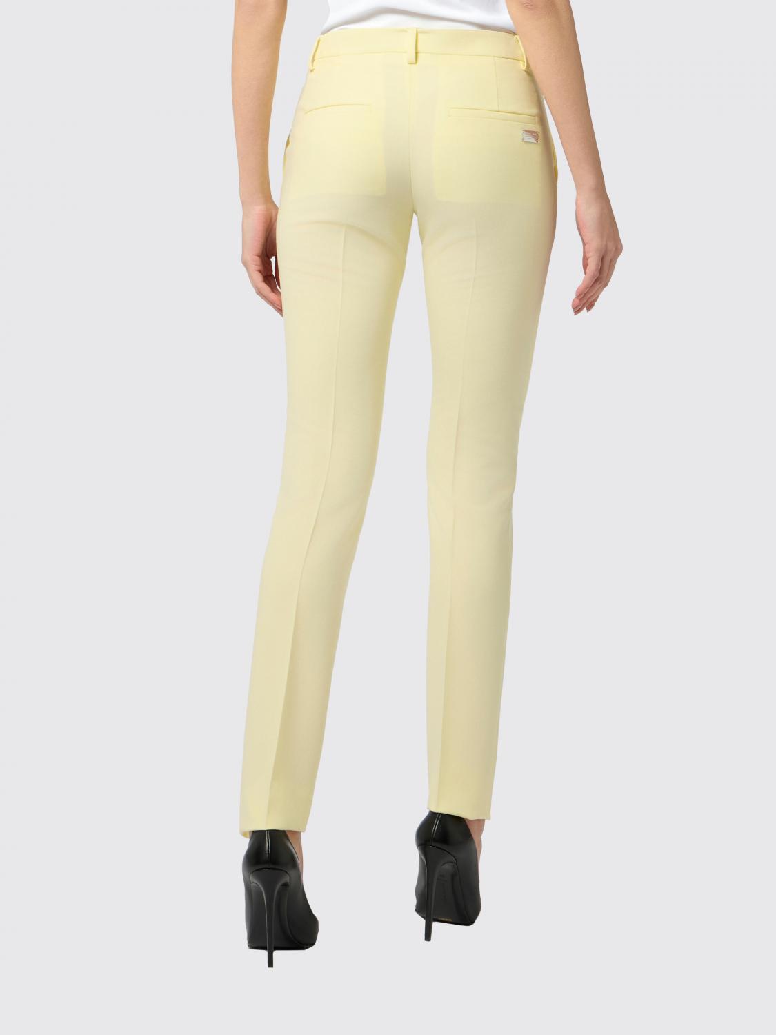 PHILIPP PLEIN PANTALONI: Pantaloni donna Philipp Plein, Giallo - Img 3