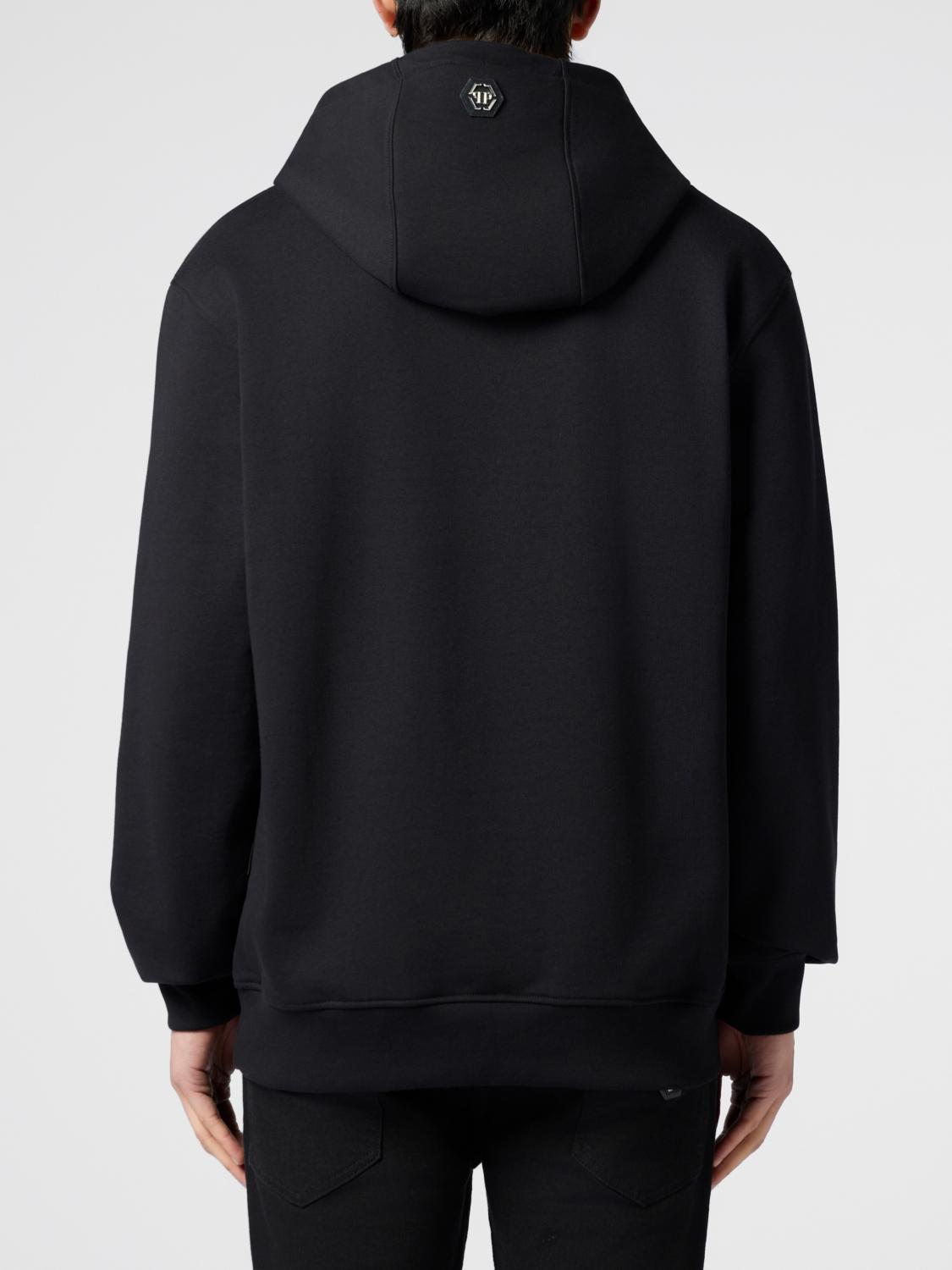 PHILIPP PLEIN SUDADERA: Sudadera hombre Philipp Plein, Negro - Img 2