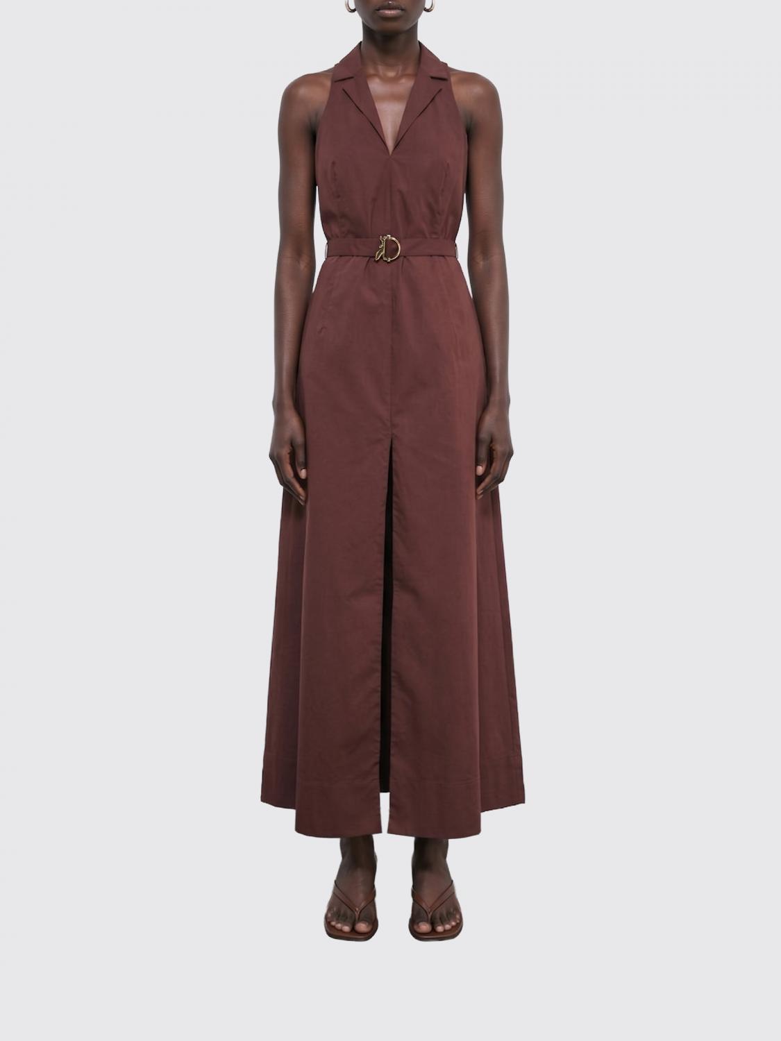 PATRIZIA PEPE VESTIDO: Vestido mujer Patrizia Pepe, Marrón - Img 1