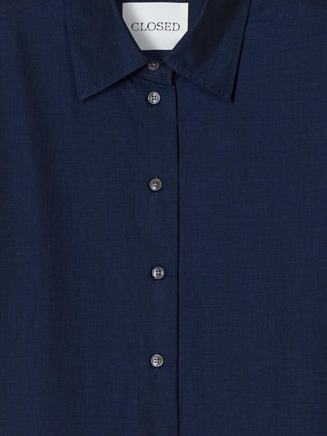 CLOSED CAMISA: Camisa mujer Closed, Azul Oscuro - Img 3