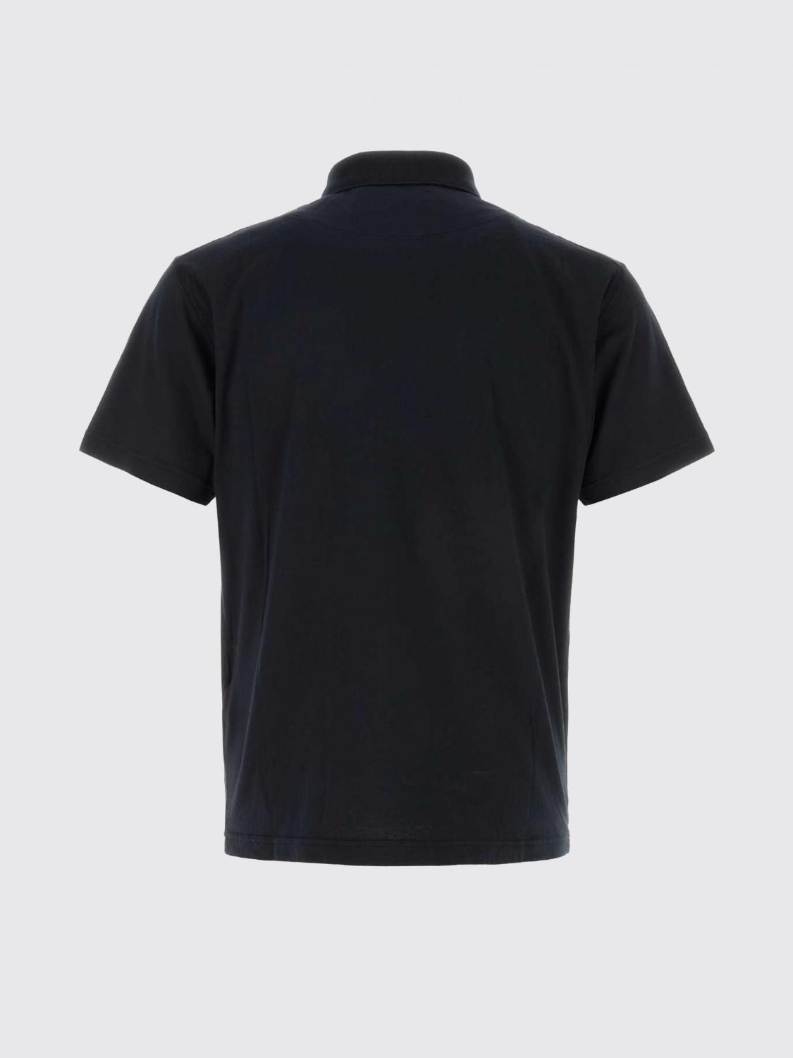 STONE ISLAND POLO: Polo in cotone con logo Stone Island, Blue Navy - Img 3