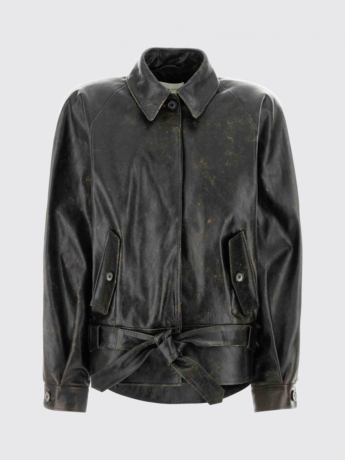MAGDA BUTRYM GIACCA: Giacca in pelle di vitello Magda Butrym, Nero - Img 2
