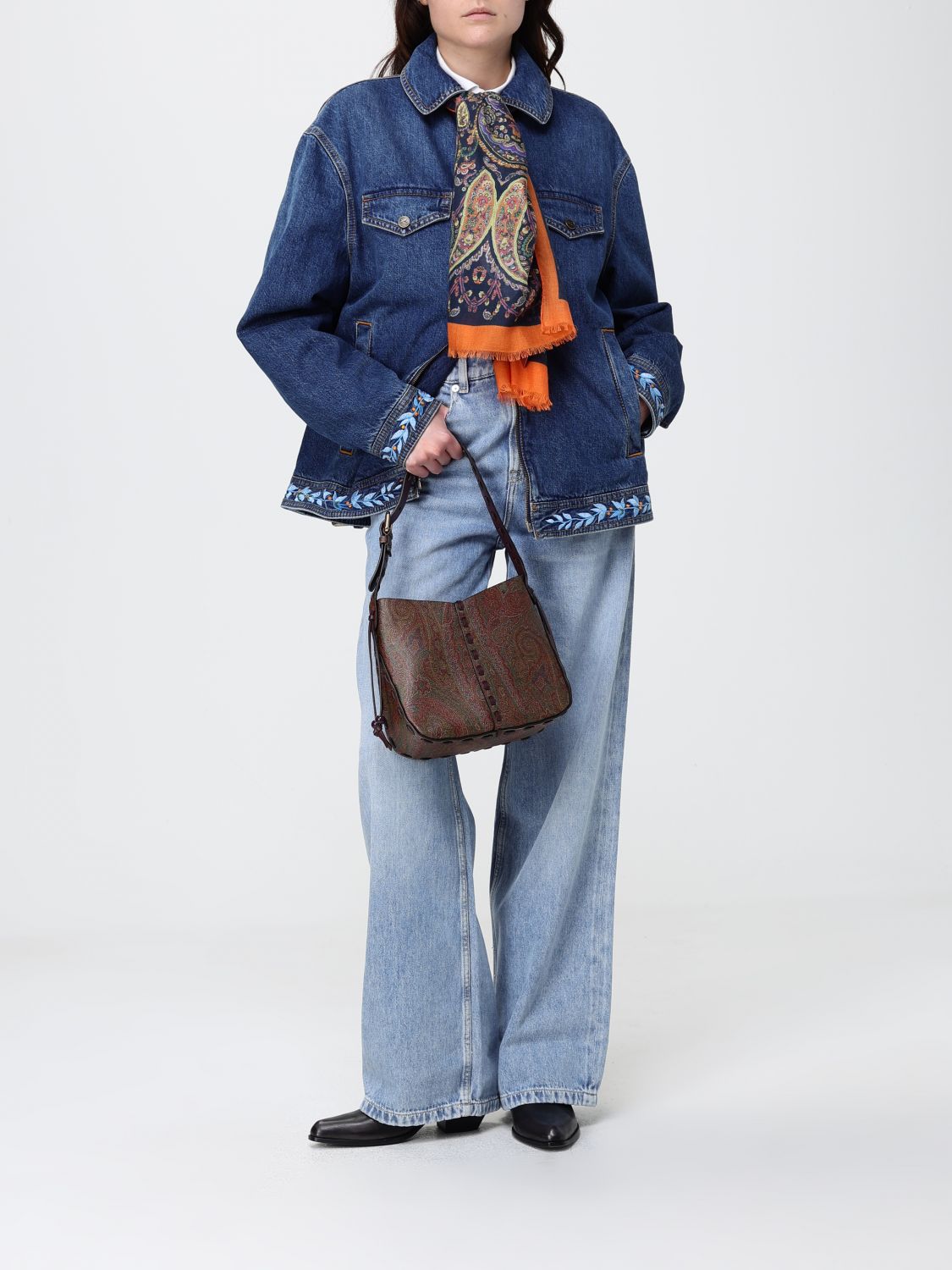 ETRO BORSA TOTE: Borsa tote donna Etro, Marrone - Img 2