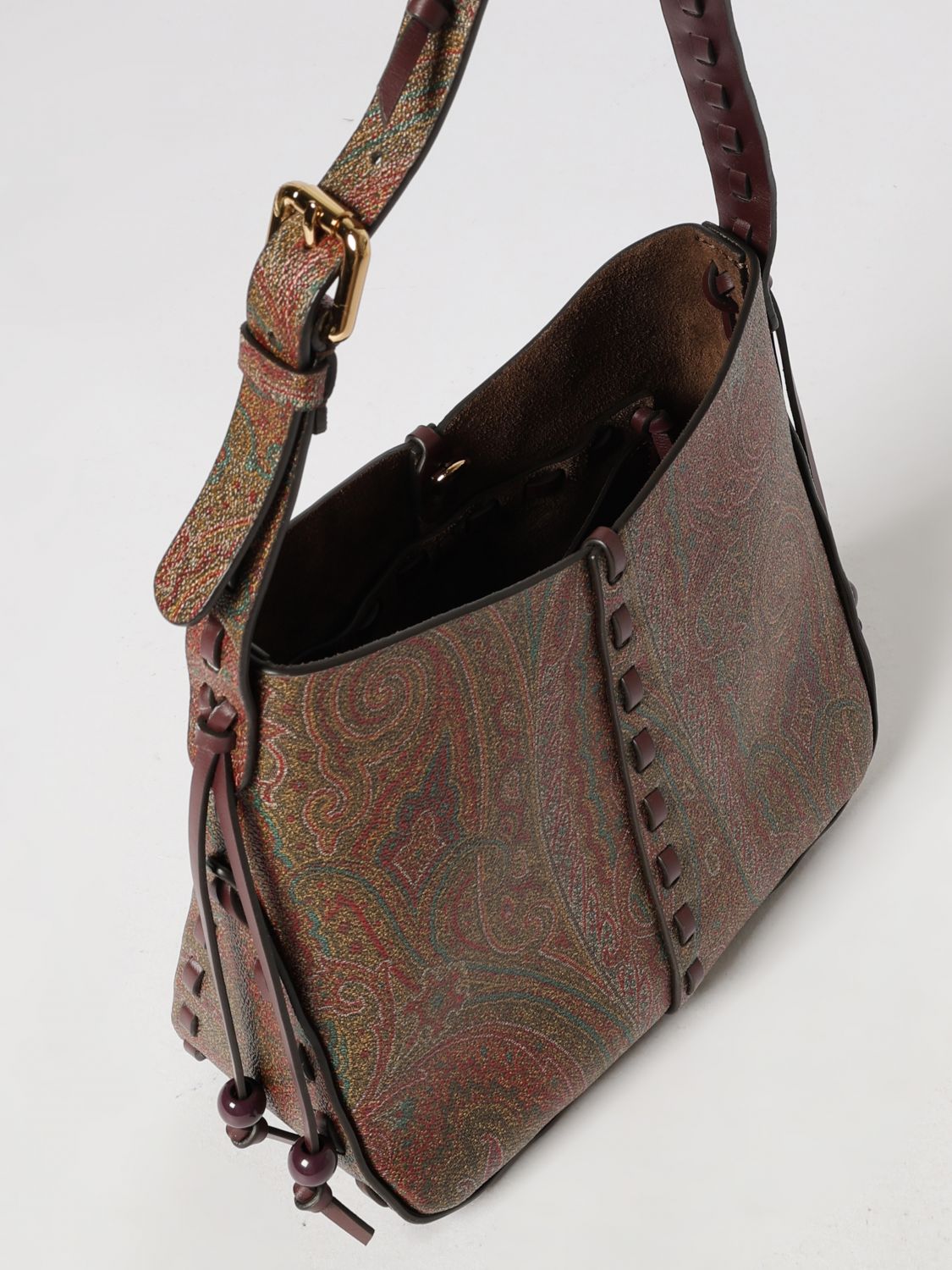 ETRO BORSA TOTE: Borsa tote donna Etro, Marrone - Img 5