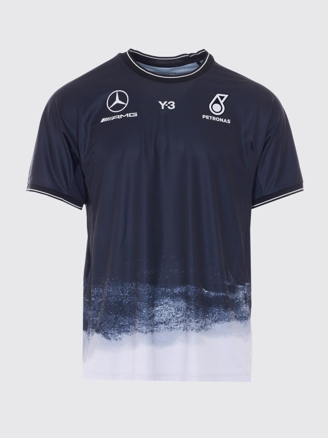 Y-3 CAMISETA: Camiseta Y-3 de poliéster con logo, Negro - Img 2
