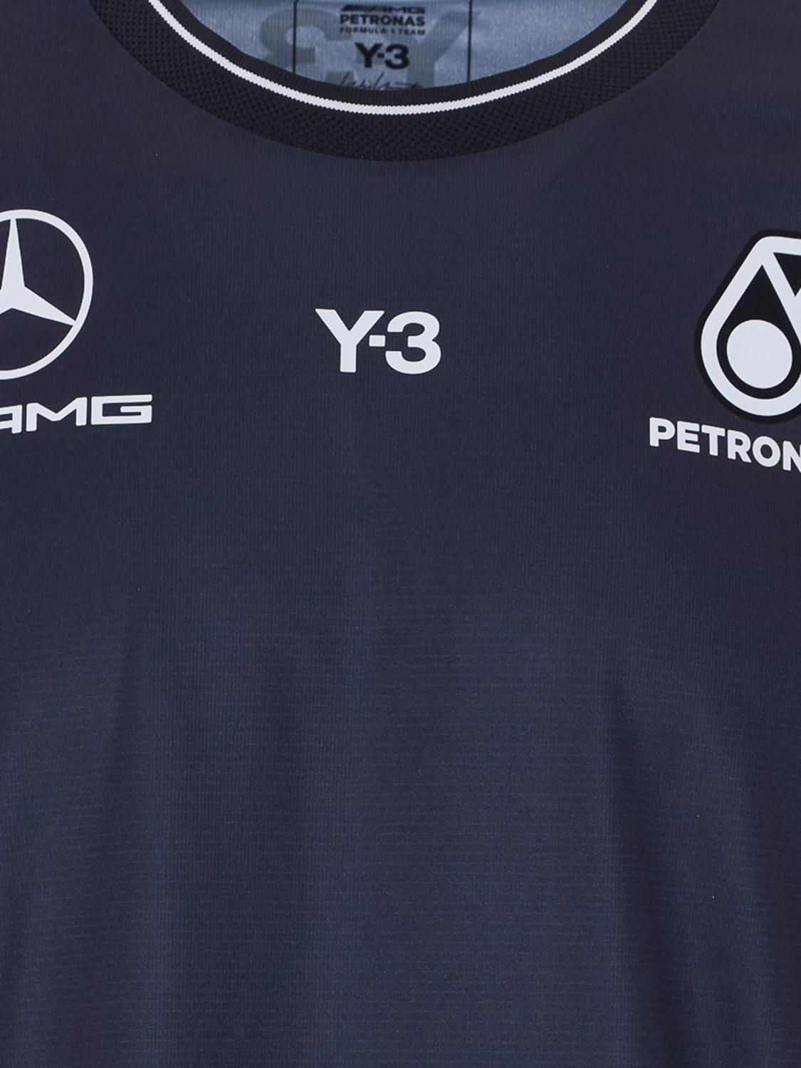 Y-3 CAMISETA: Camiseta Y-3 de poliéster con logo, Negro - Img 4