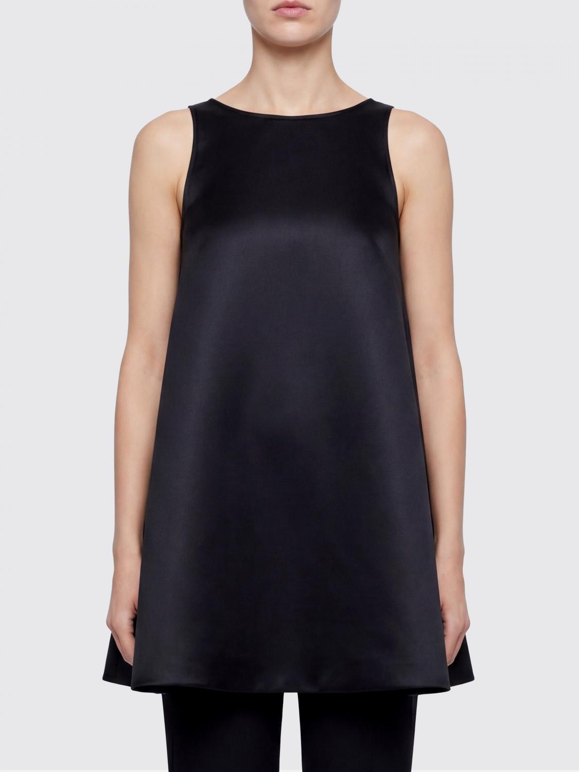 PHOEBE PHILO ABITO: Abito mini Phoebe Philo in seta , Nero - Img 1