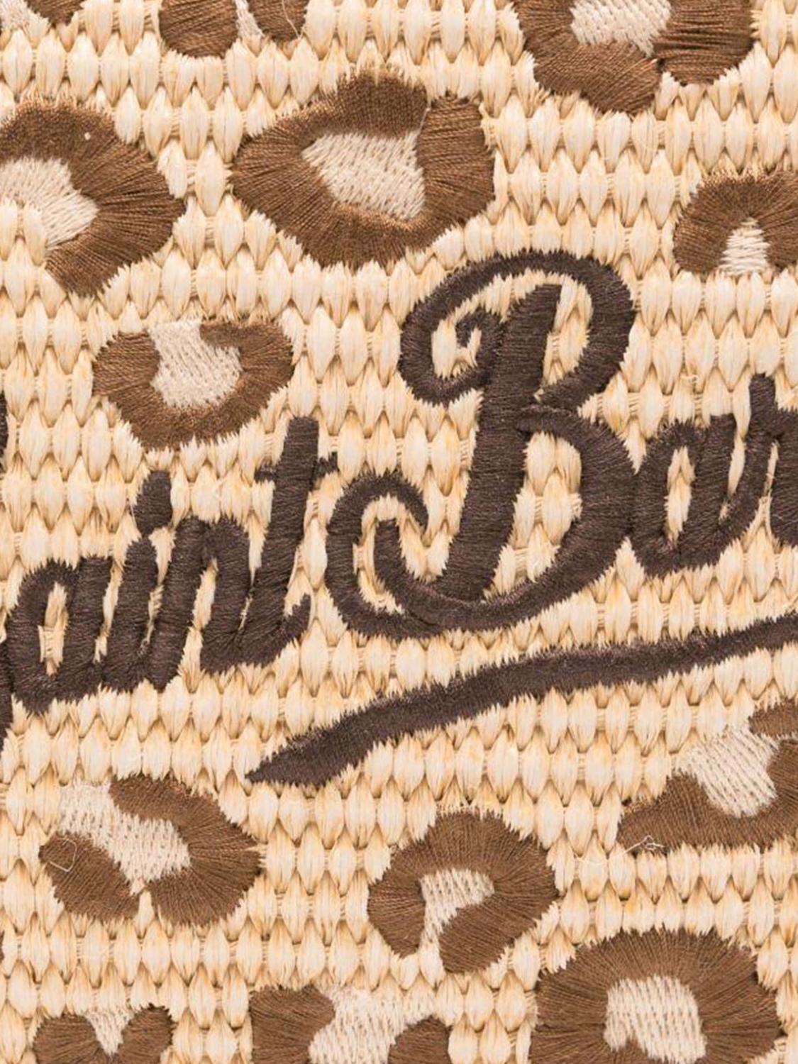 MC2 SAINT BARTH BORSA MINI: Borsa Parisienne MC2 Saint Barth in rafia con logo ricamato , Corda - Img 2