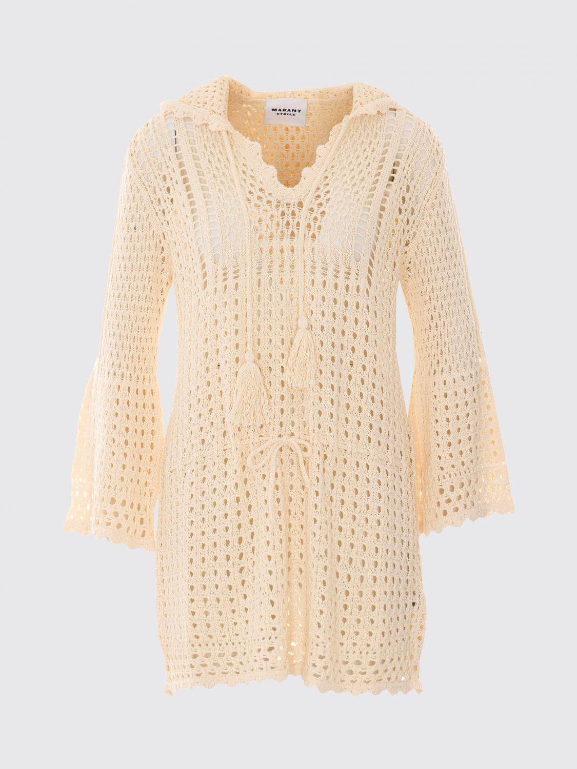 ISABEL MARANT ETOILE ABITO: Abito Zelnie in crochet Isabel Marant Etoile, Beige - Img 2