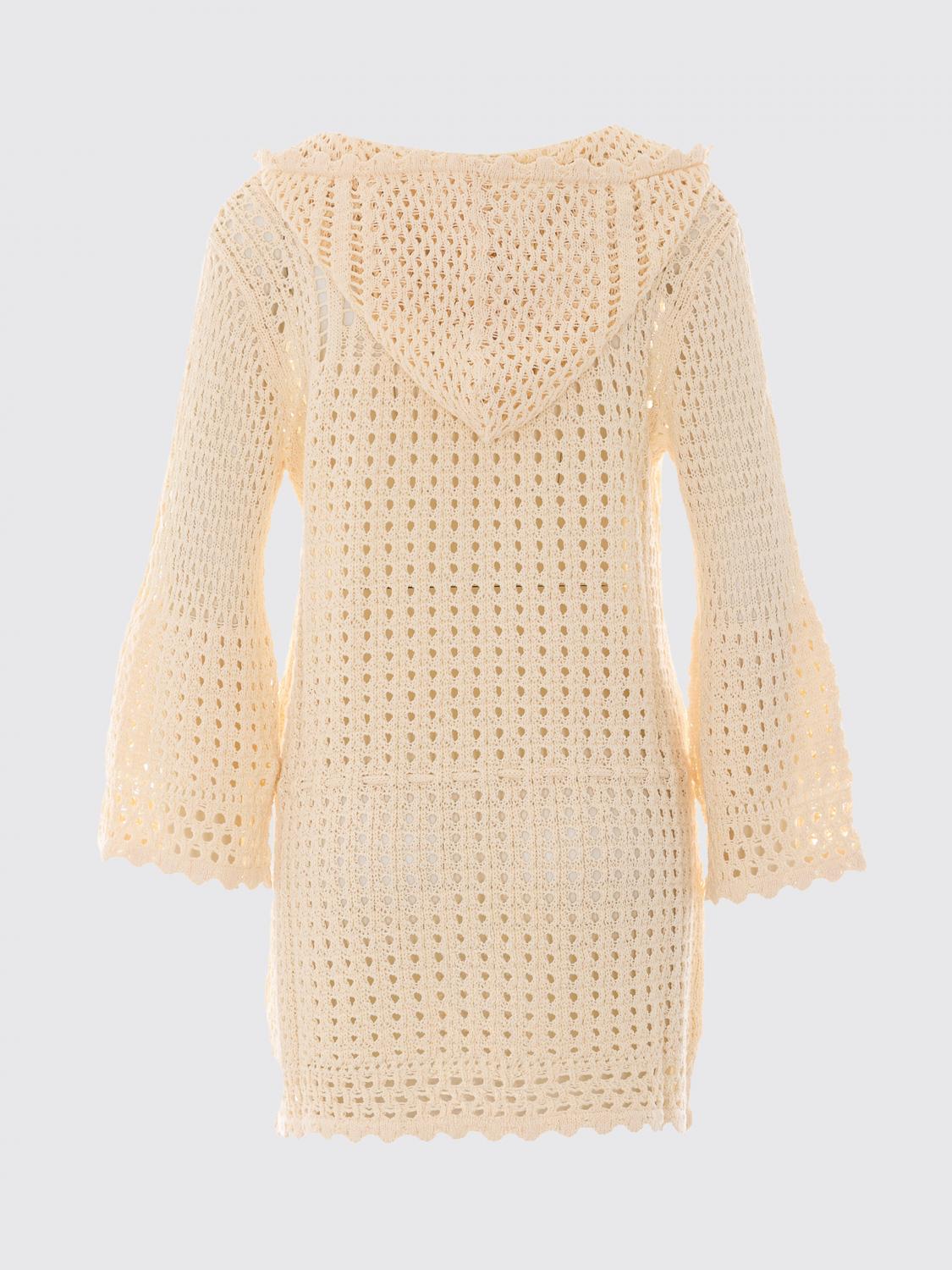 ISABEL MARANT ETOILE ABITO: Abito Zelnie in crochet Isabel Marant Etoile, Beige - Img 3