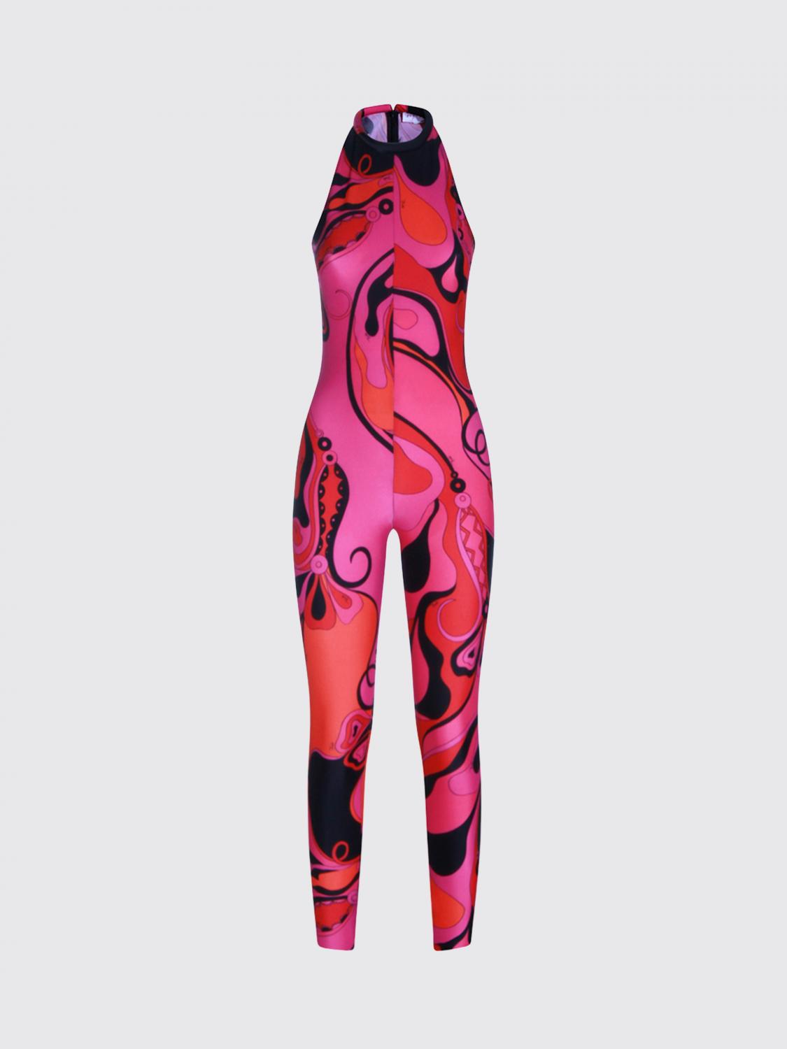 PUCCI TUTA: Tuta Pucci in jersey stampato , Fuxia - Img 2