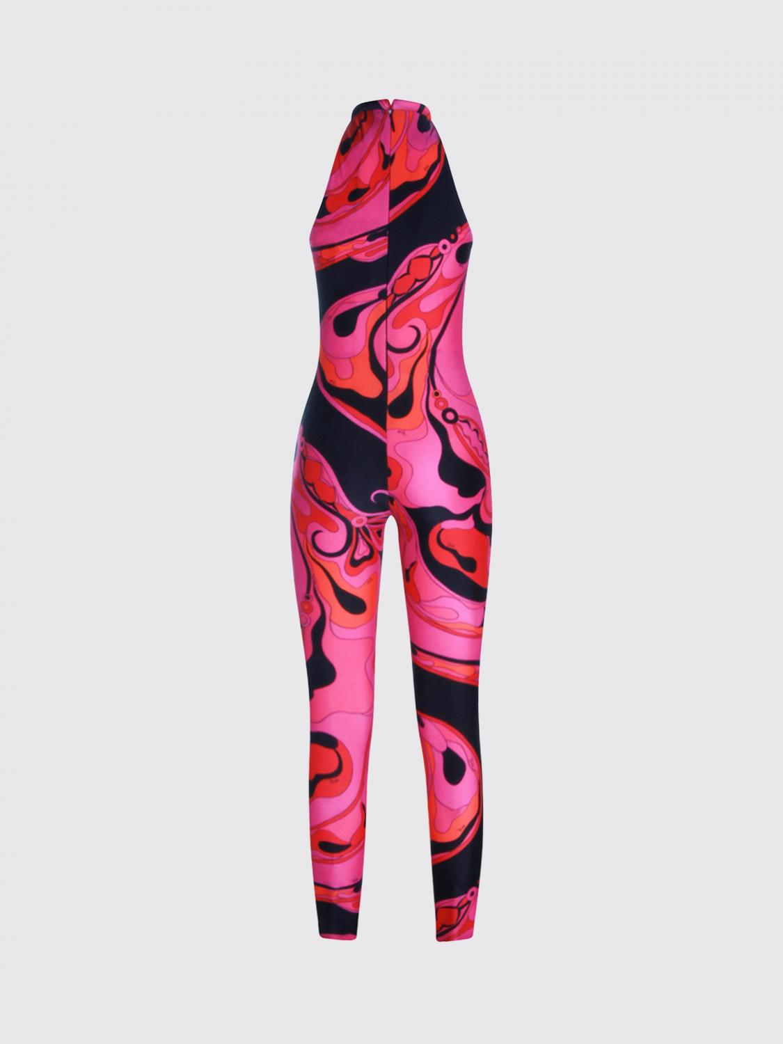 PUCCI TUTA: Tuta Pucci in jersey stampato , Fuxia - Img 3