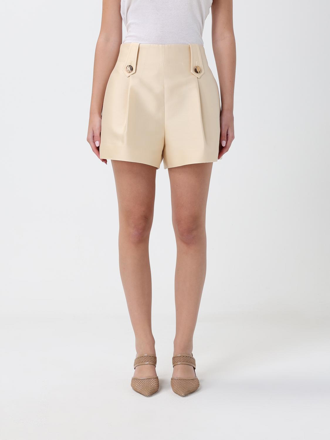 ZIMMERMANN PANTALONCINI: Pantaloncini Zimmermann in lana e seta , Beige - Img 1