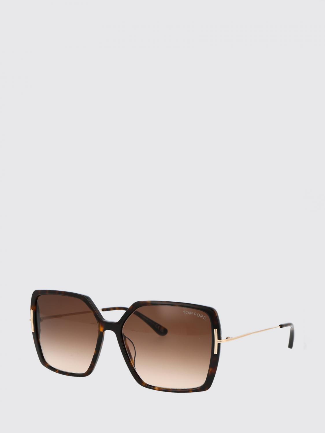 TOM FORD OCCHIALI DA SOLE: Occhiali da sole Joanna Tom Ford in acetato , Marrone - Img 1