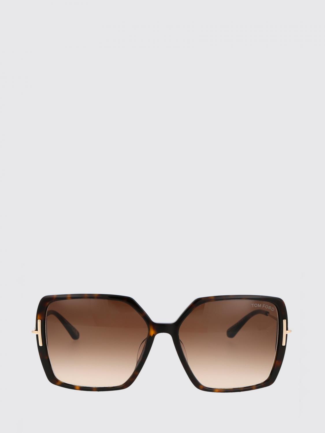 TOM FORD OCCHIALI DA SOLE: Occhiali da sole Joanna Tom Ford in acetato , Marrone - Img 2