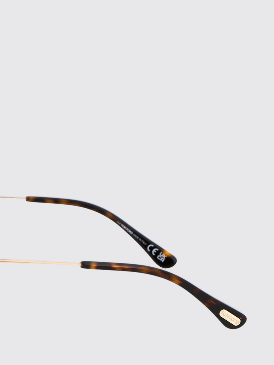 TOM FORD OCCHIALI DA SOLE: Occhiali da sole Joanna Tom Ford in acetato , Marrone - Img 3