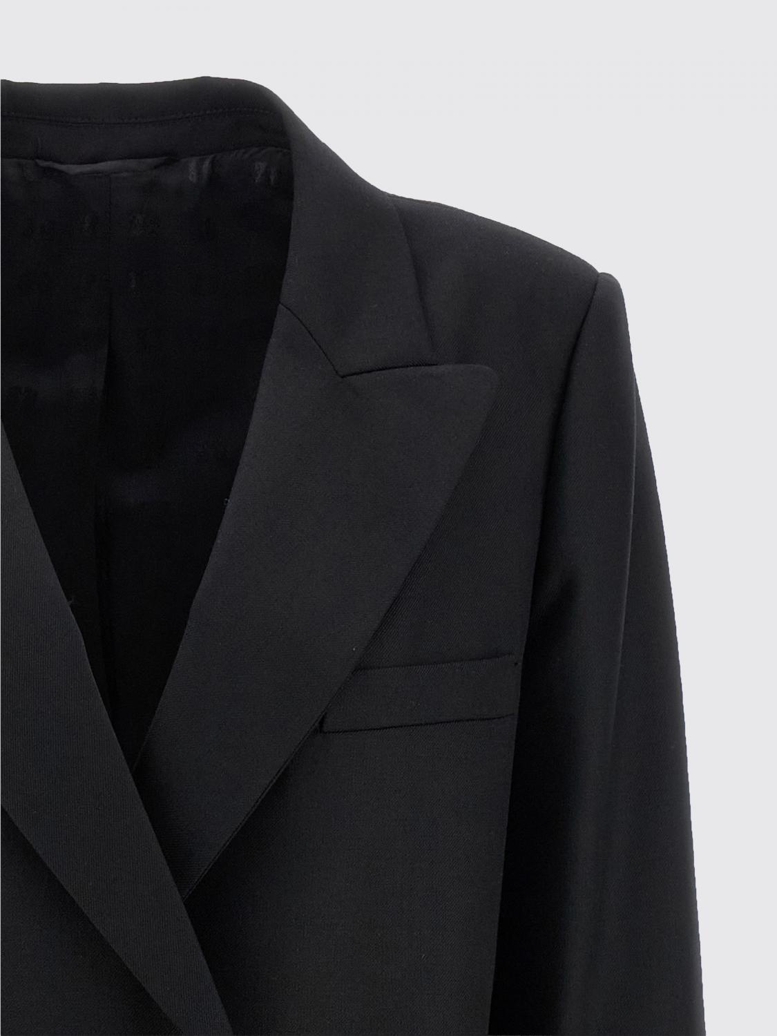 BLAZÉ MILANO GIACCA: Blazer a doppiopetto in lana vergine Blazè Milano, Nero - Img 4