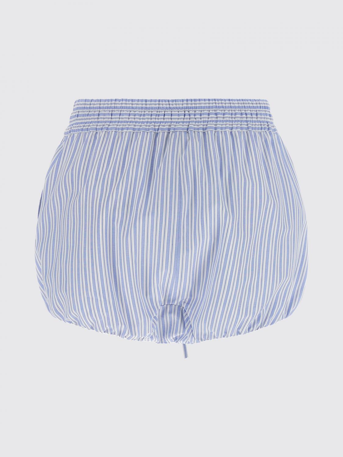 DOLCE & GABBANA PANTALONCINI: Pantaloncini Dolce & Gabbana in cotone e seta a righe , Blue - Img 3