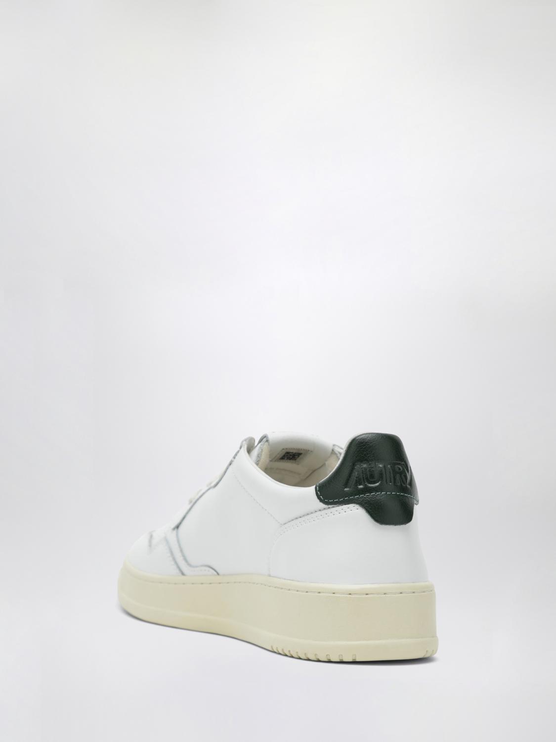 AUTRY BASKETS: Sneakers Medalist Low Autry en cuir, Blanc - Img 3