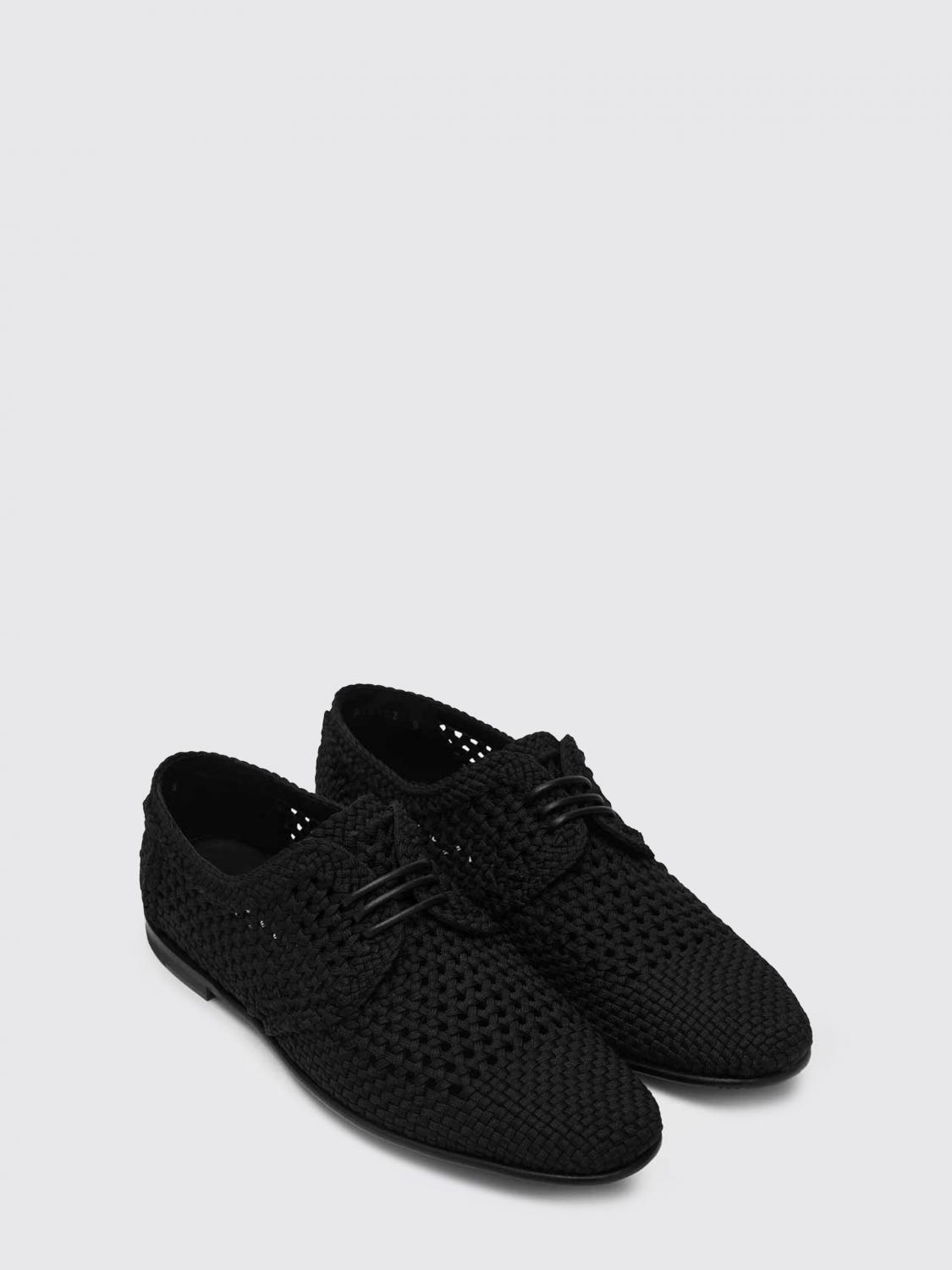 DOLCE & GABBANA SCARPE STRINGATE: Derby Dolce & Gabbana in viscosa crochet, Nero - Img 2