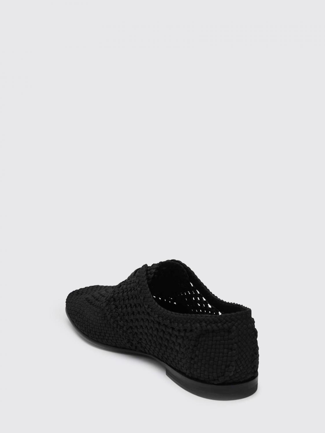 DOLCE & GABBANA SCARPE STRINGATE: Derby Dolce & Gabbana in viscosa crochet, Nero - Img 3