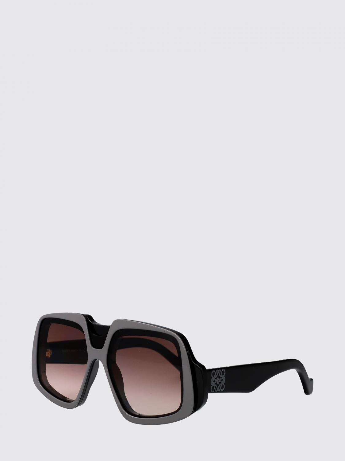 LOEWE OCCHIALI DA SOLE: Occhiali da sole Anagram Loewe in acetato , Rosso - Img 1