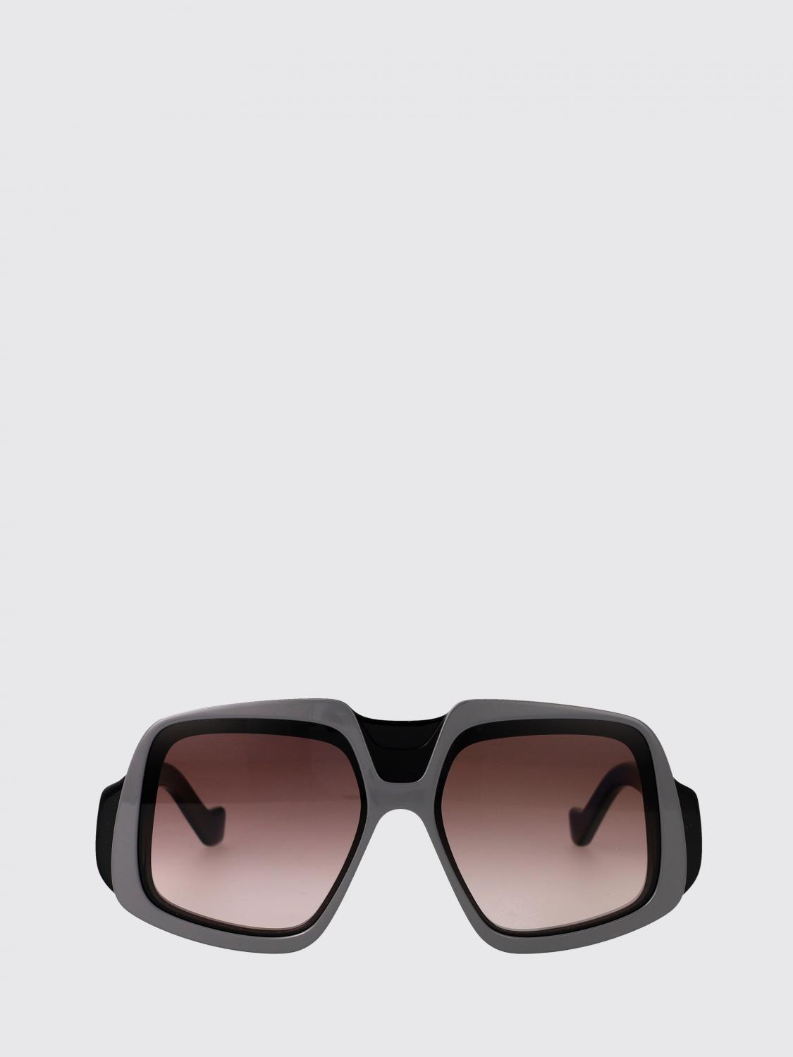 LOEWE OCCHIALI DA SOLE: Occhiali da sole Anagram Loewe in acetato , Rosso - Img 2
