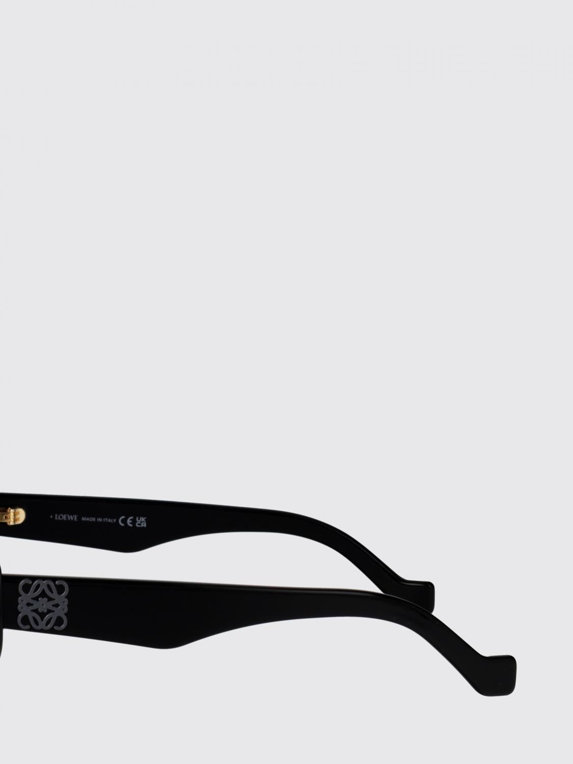 LOEWE OCCHIALI DA SOLE: Occhiali da sole Anagram Loewe in acetato , Rosso - Img 3