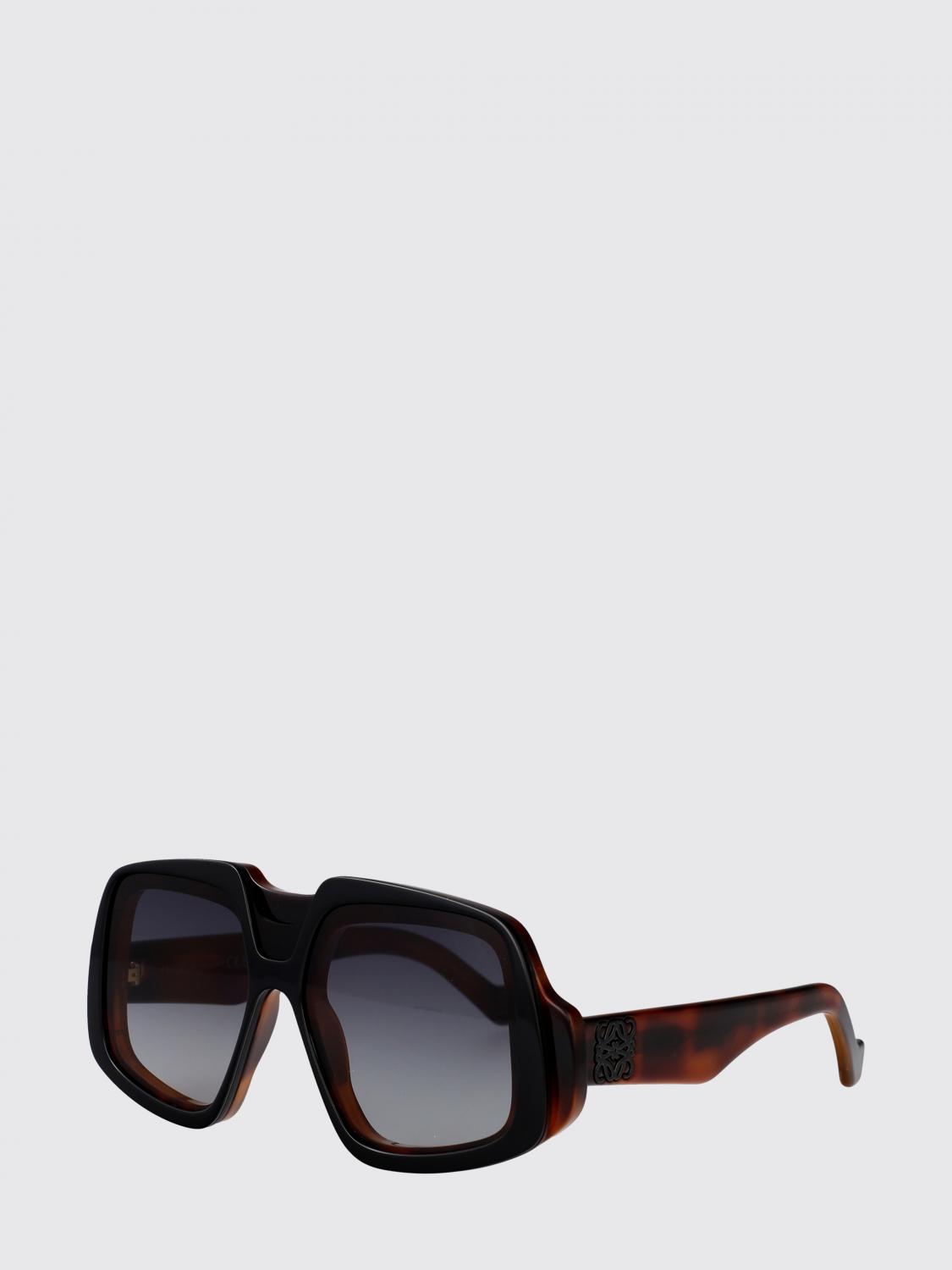 LOEWE GAFAS DE SOL: Gafas de sol Anagram Loewe de acetato, Gris - Img 1
