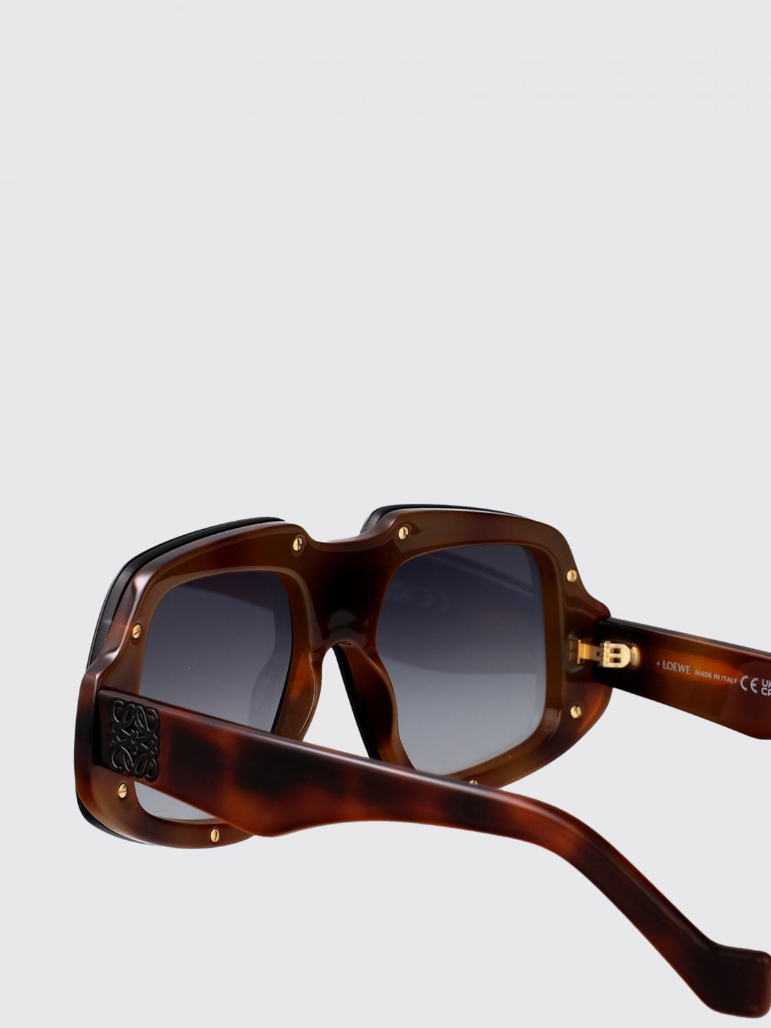 LOEWE GAFAS DE SOL: Gafas de sol Anagram Loewe de acetato, Gris - Img 4