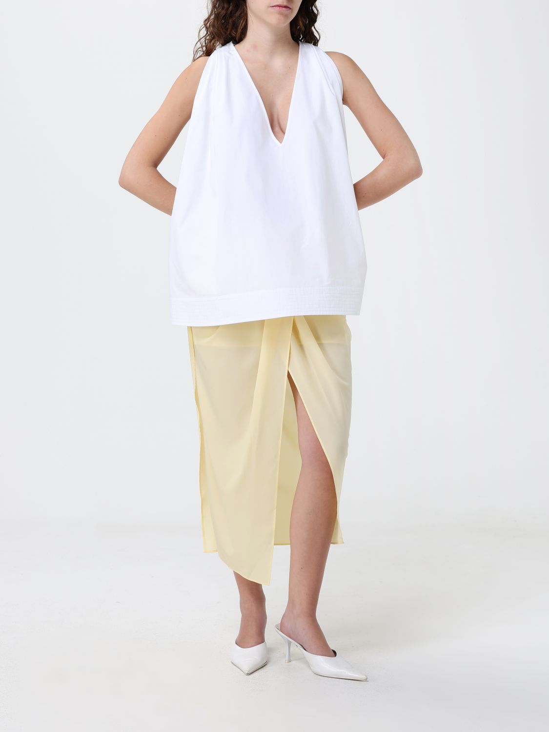 JACQUEMUS ROCK: Jacquemus Pareo-Rock aus Polyester, Gelb - Img 2