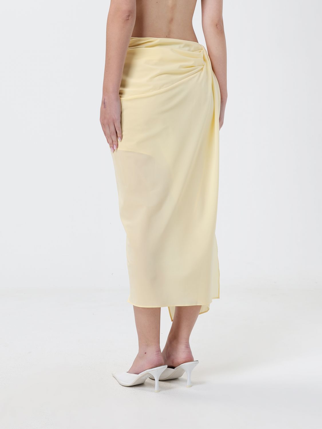 JACQUEMUS ROCK: Jacquemus Pareo-Rock aus Polyester, Gelb - Img 3