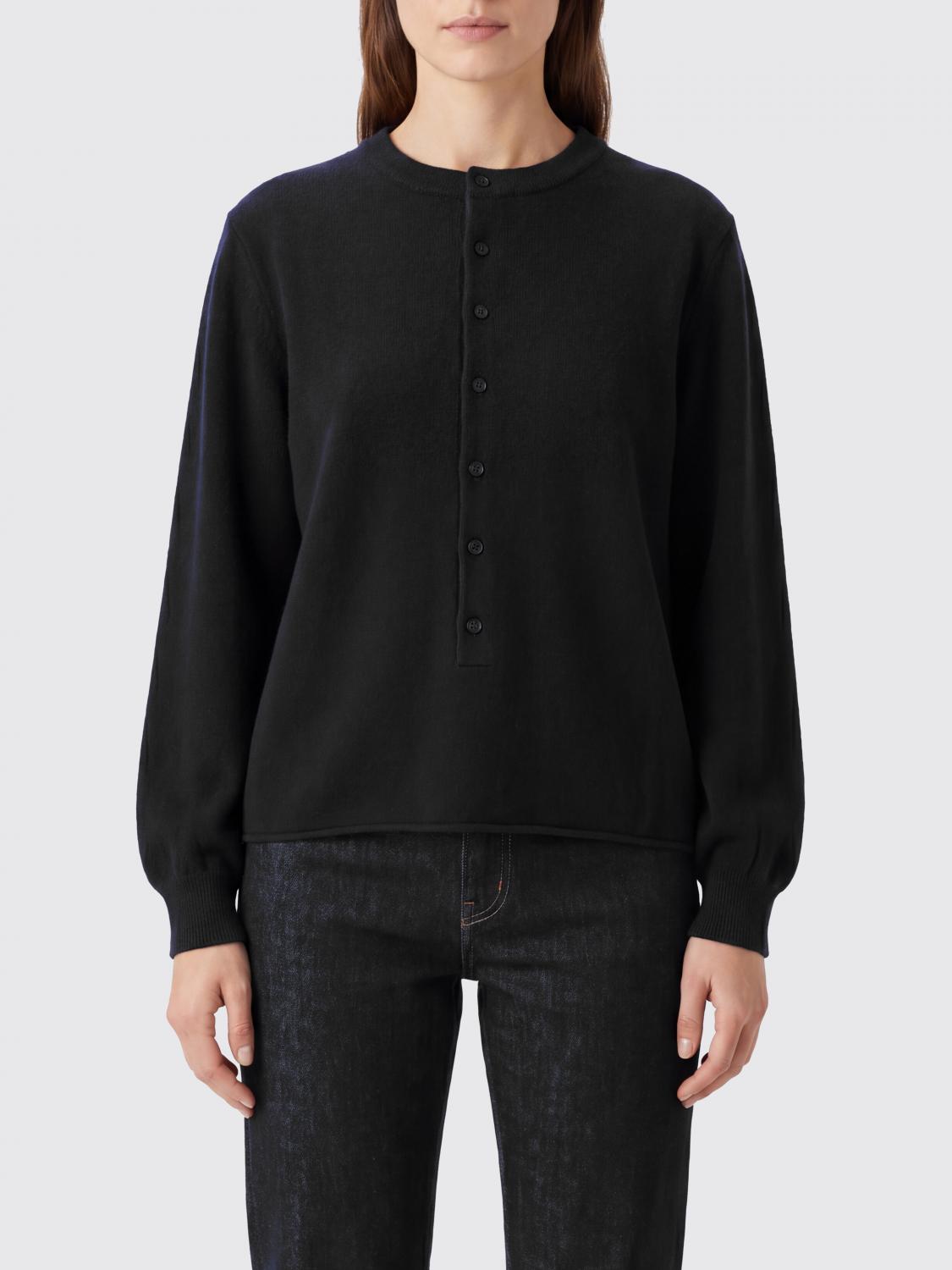 EXTREME CASHMERE MAGLIA: Maglia in cashmere con bottoni Extreme Cashmere, Blue Navy - Img 1