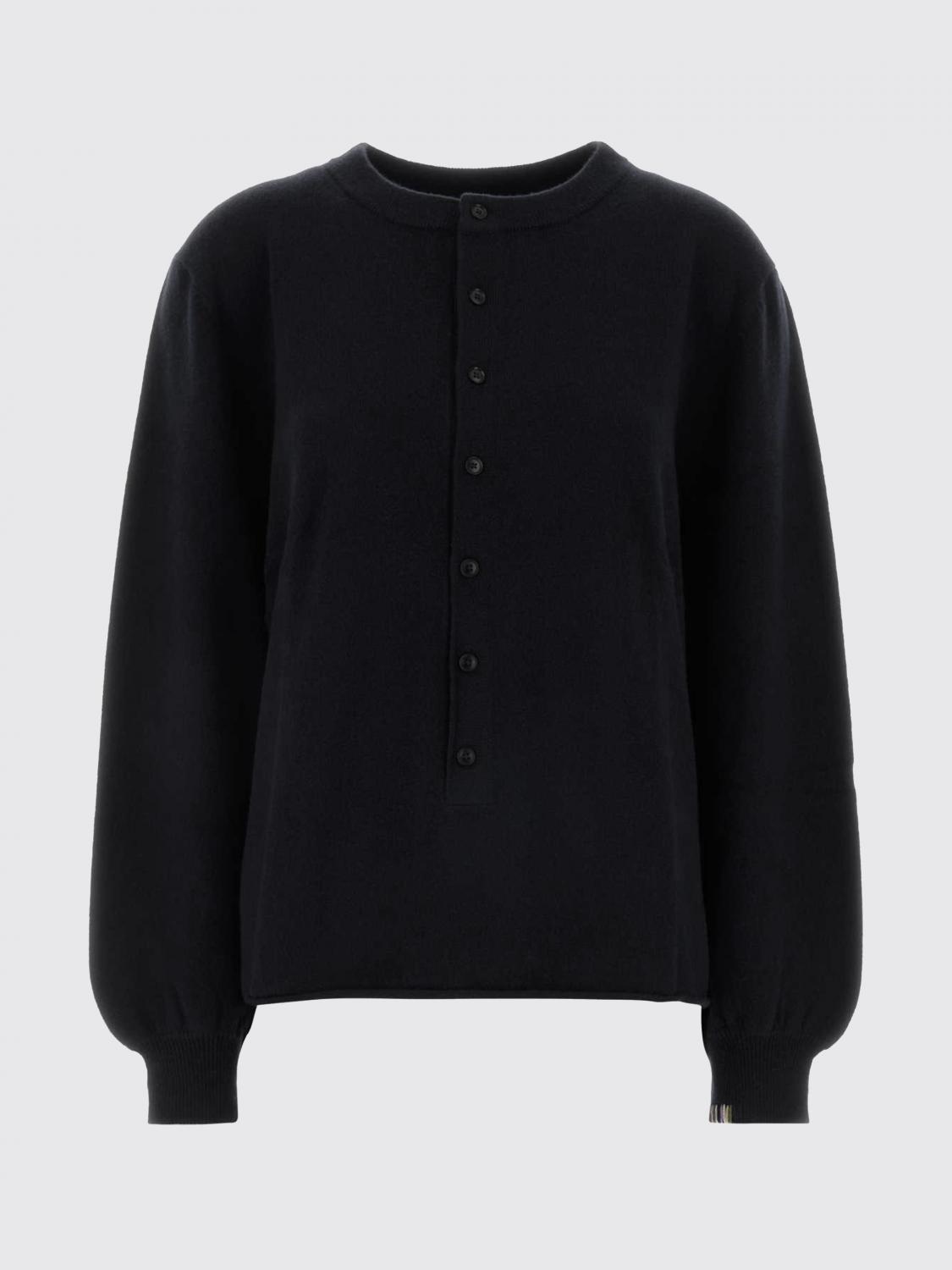 EXTREME CASHMERE MAGLIA: Maglia in cashmere con bottoni Extreme Cashmere, Blue Navy - Img 2