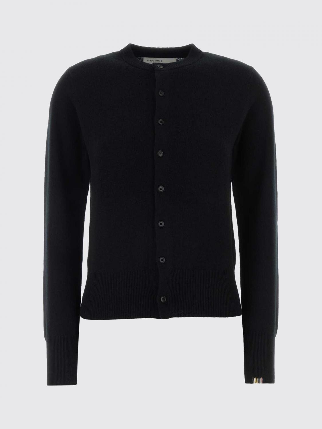EXTREME CASHMERE MAGLIA: Cardigan in cashmere a girocollo Extreme Cashmere, Nero - Img 2