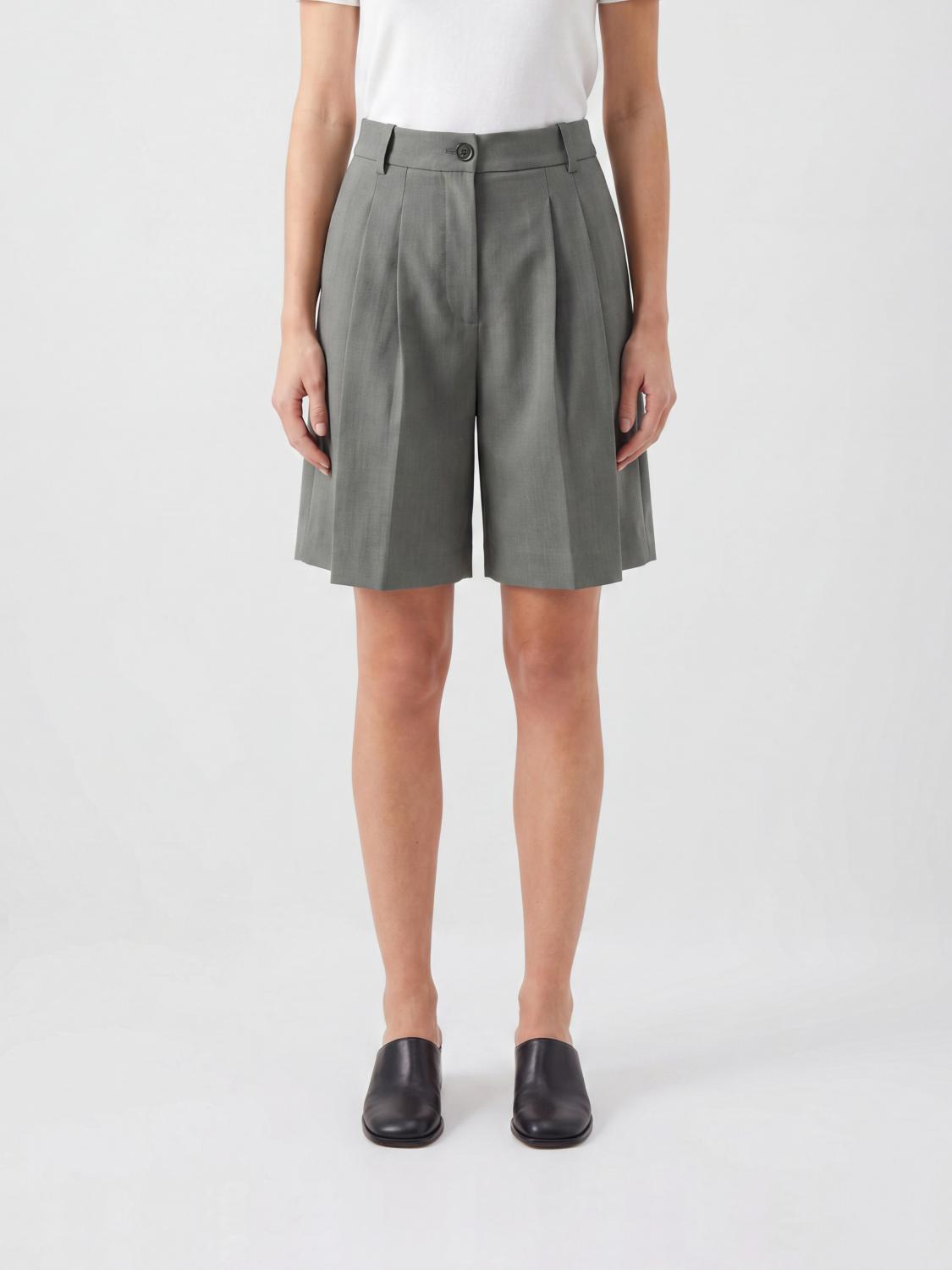 ANINE BING PANTALONCINI: Pantaloncini classici Anine Bing in misto lana , Sabbia - Img 1