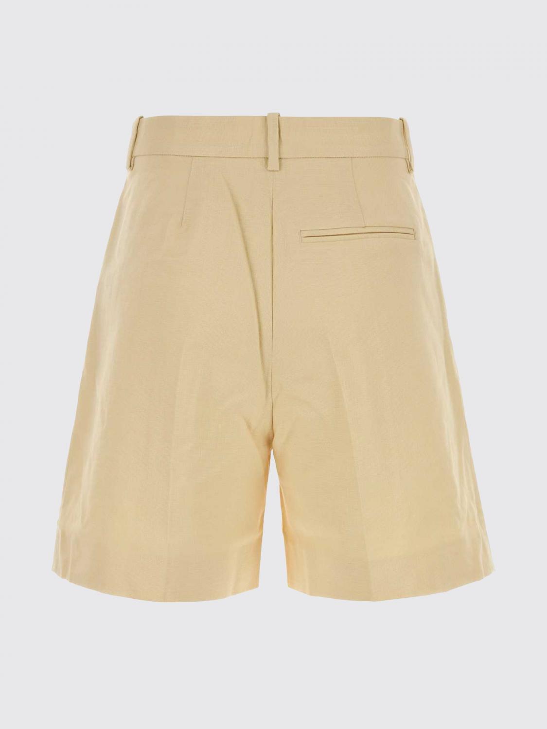 ANINE BING PANTALONCINI: Pantaloncini Anine Bing in misto viscosa, Crema - Img 3