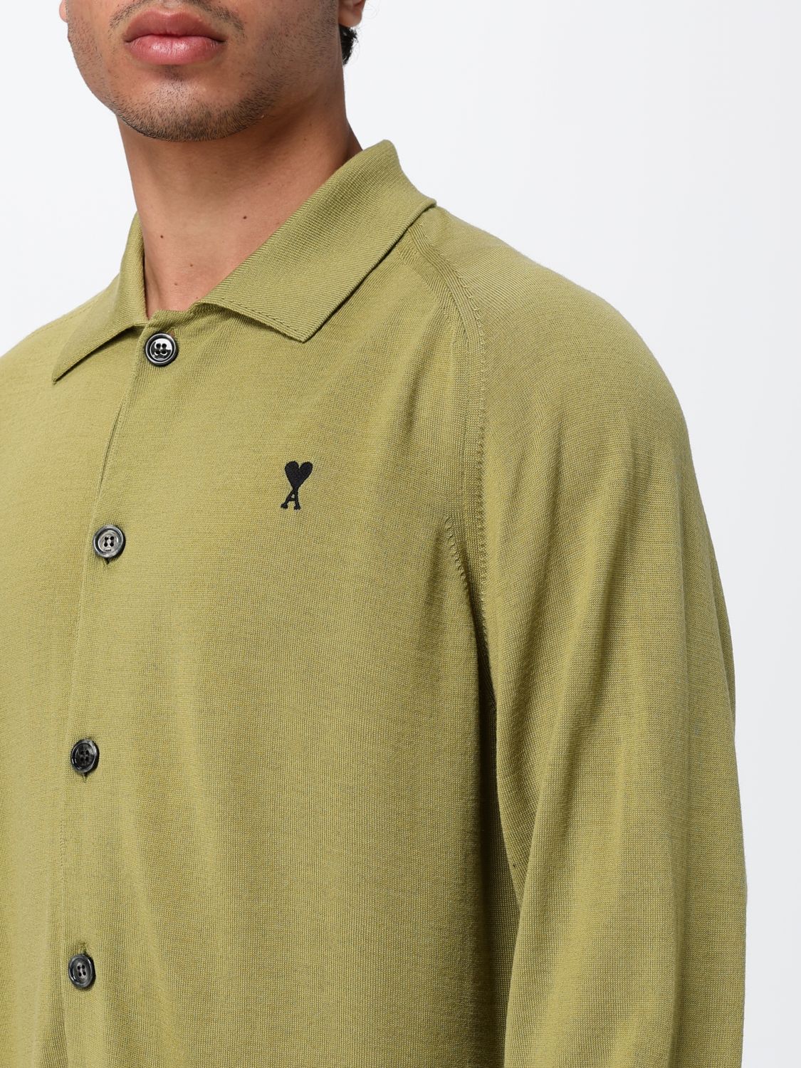 AMI PARIS PULL: Pull homme Ami Paris, Noir - Img 3