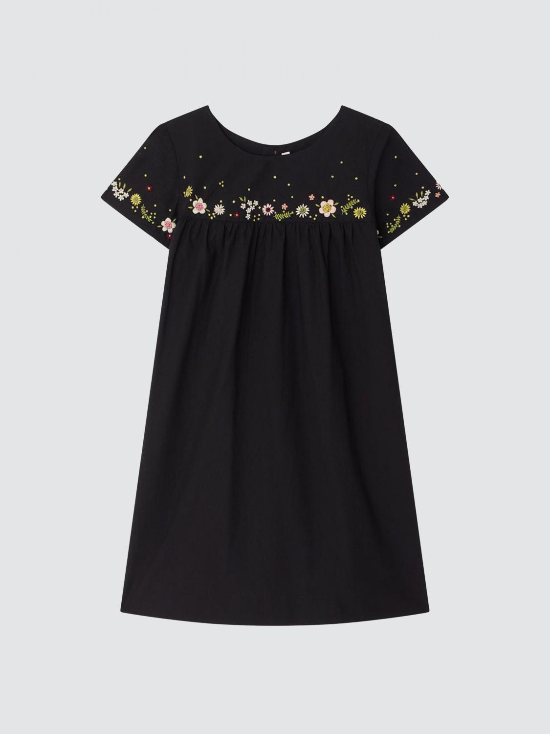 BONPOINT KLEID: Kleid kinder Bonpoint, Schwarz - Img 1
