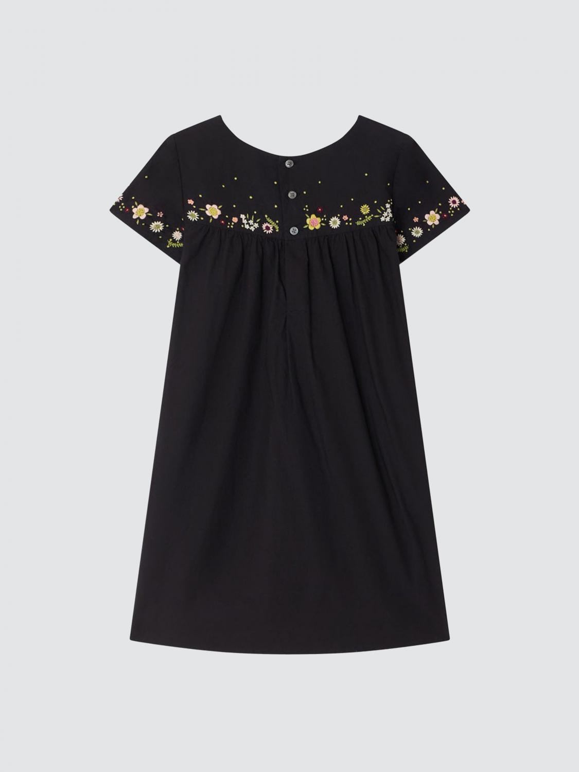 BONPOINT KLEID: Kleid kinder Bonpoint, Schwarz - Img 2
