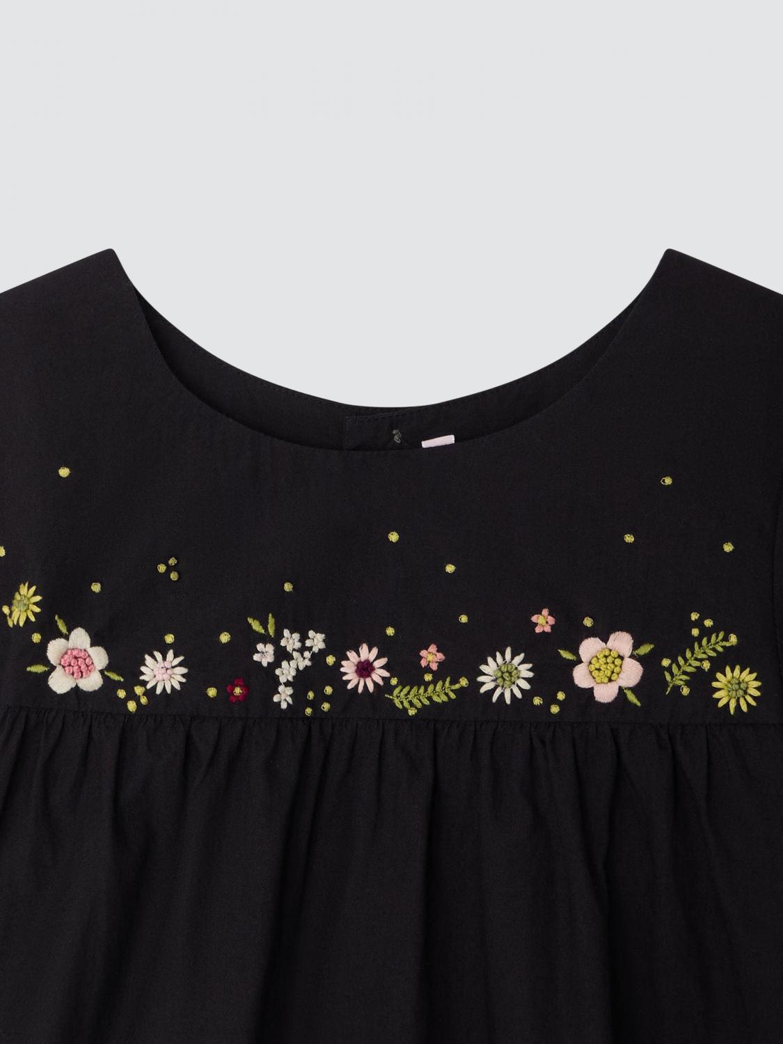 BONPOINT KLEID: Kleid kinder Bonpoint, Schwarz - Img 3