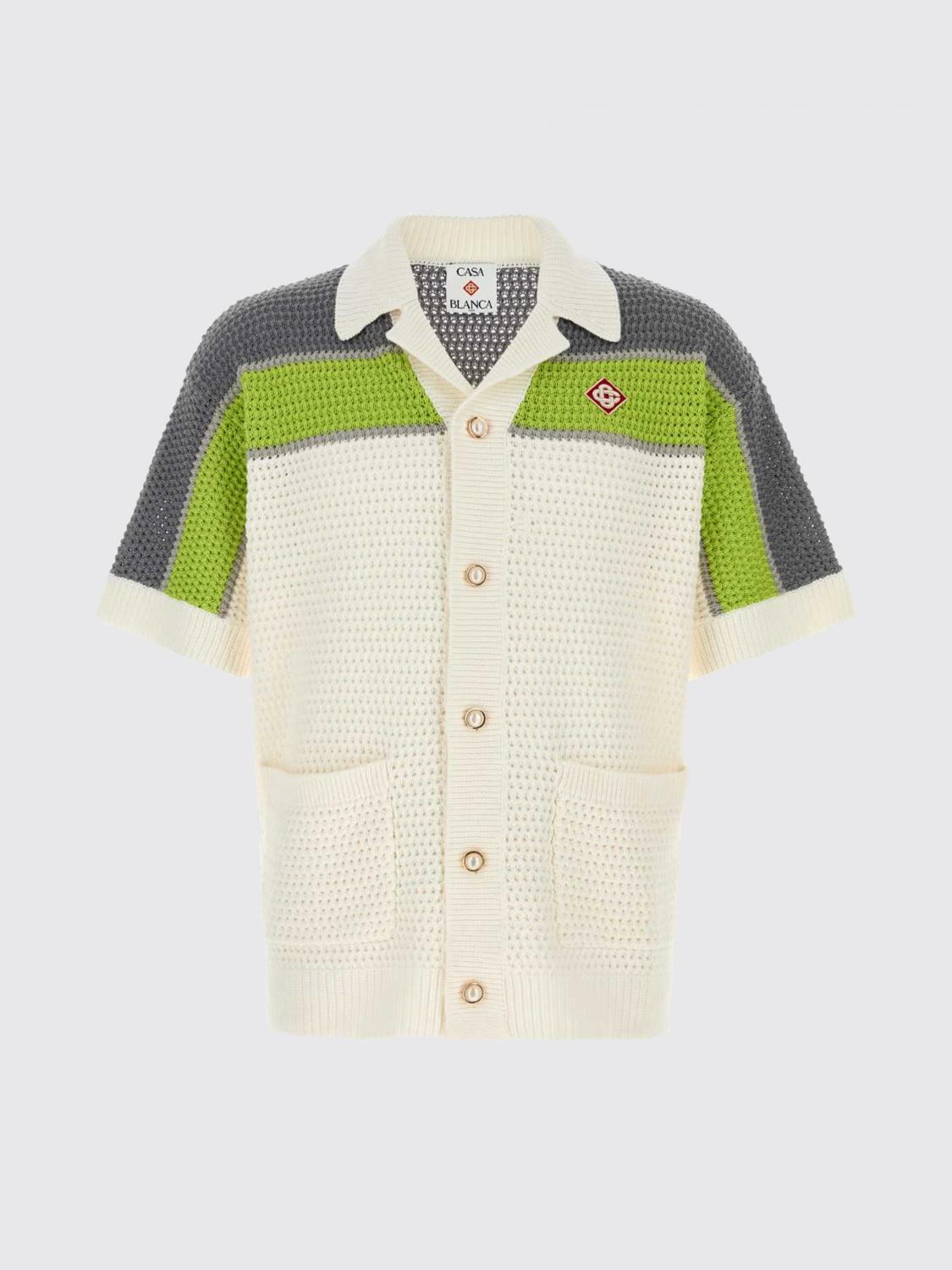 CASABLANCA CAMICIA: Camicia casual Casablanca in cotone , Bianco - Img 2