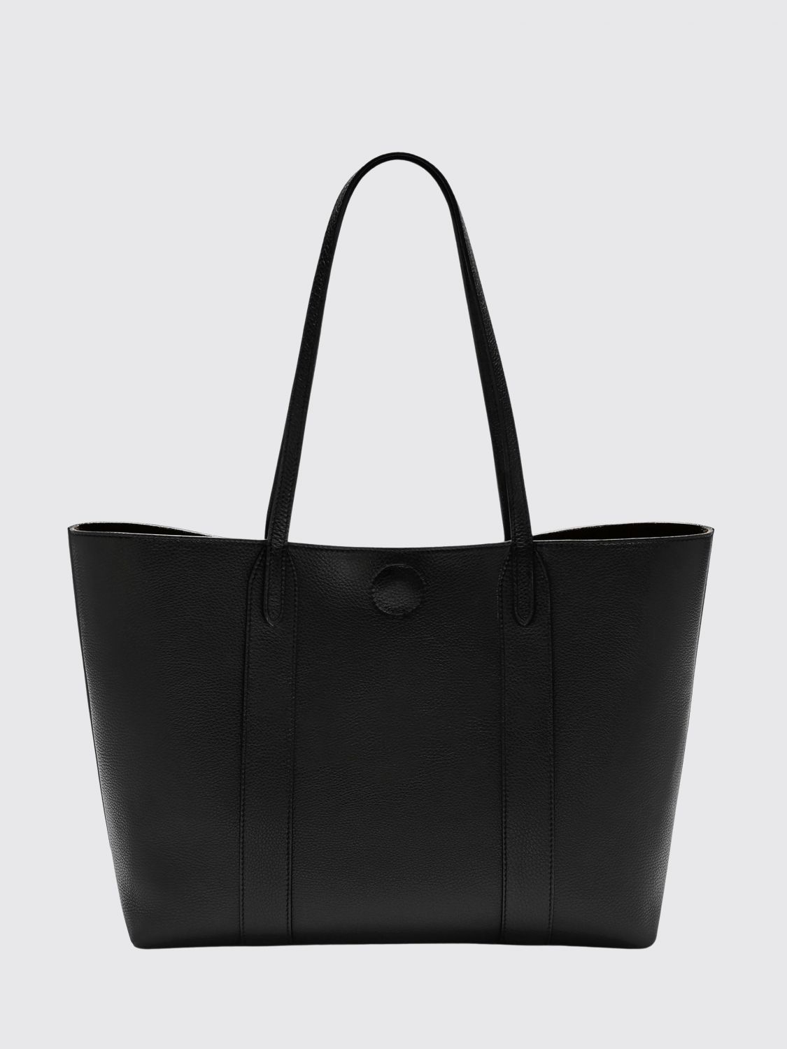 MULBERRY BORSA TOTE: Borsa Bayswater Mulberry in pelle a grana , Nero - Img 2
